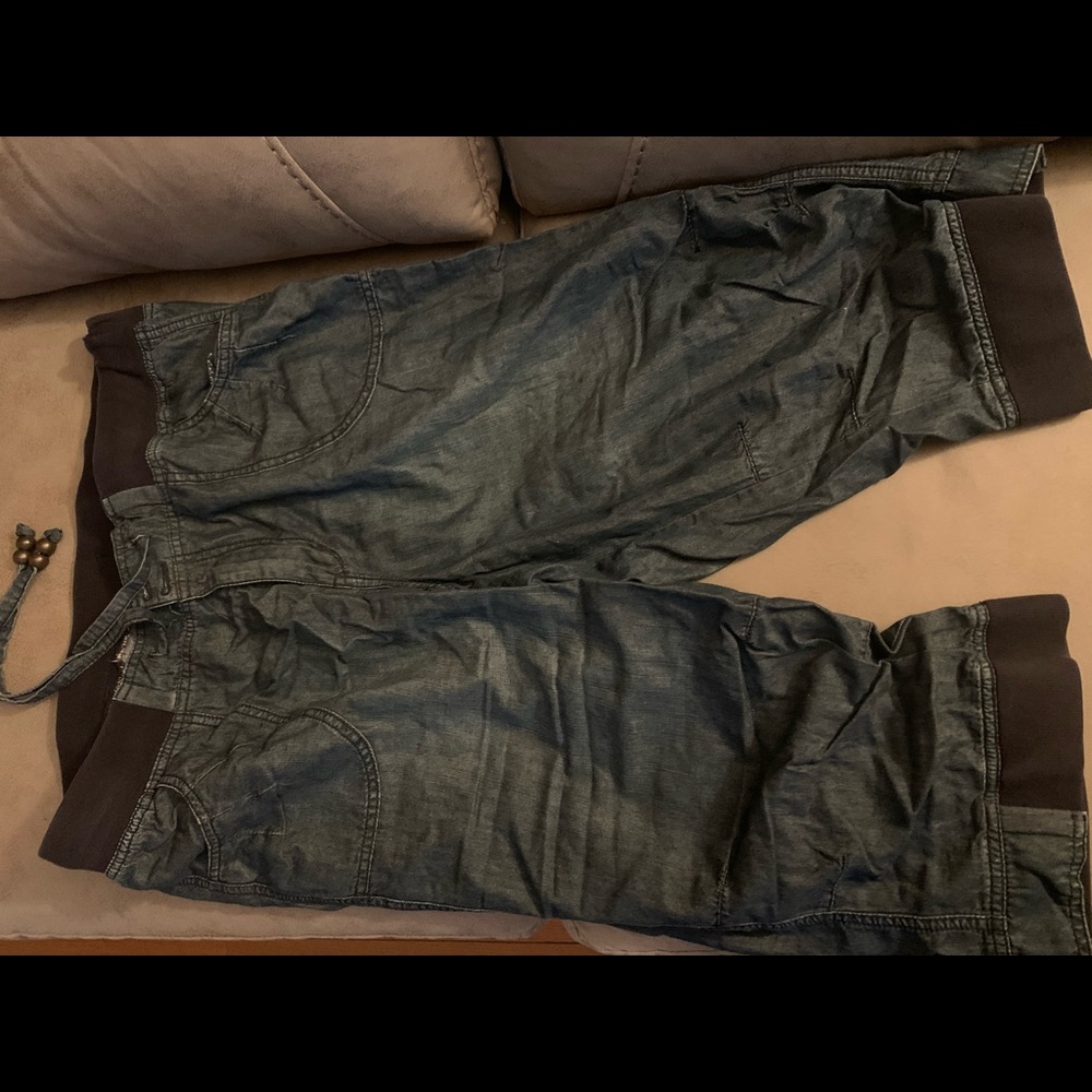 Denim capris